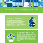 An infographic on Carbon Offsets