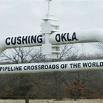 a oil pipeline in Cushing Oklahoma